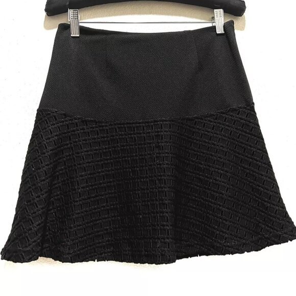 NWT XS Vintage 90s Grunge Rachel Green MINKPInk Black Mini Skirt S. - Picture 5 of 9